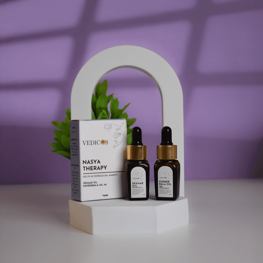 Anxiety Relief Pack | Ayurvedic Medicine + CBT Therapy - for Worry & Restlessness - Vedicos